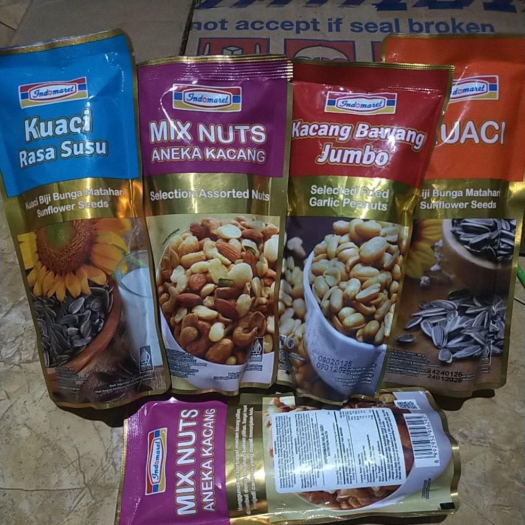 

aneka kacang, kuaci dan mix 80g