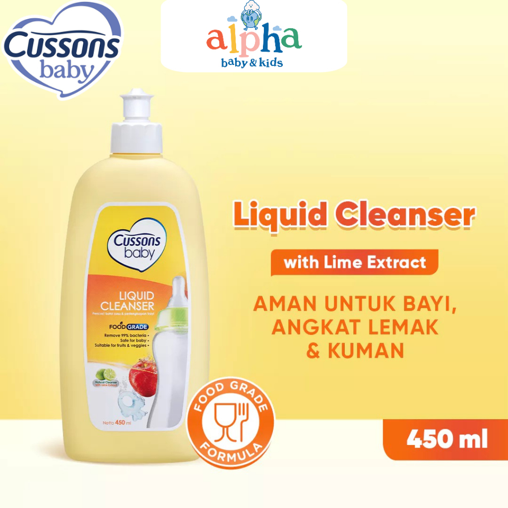 Cussons Baby Liquid Cleanser - Pembersih Botol Bayi - Sabun Cuci Botol - Sabun Cuci Peralatan Bayi
