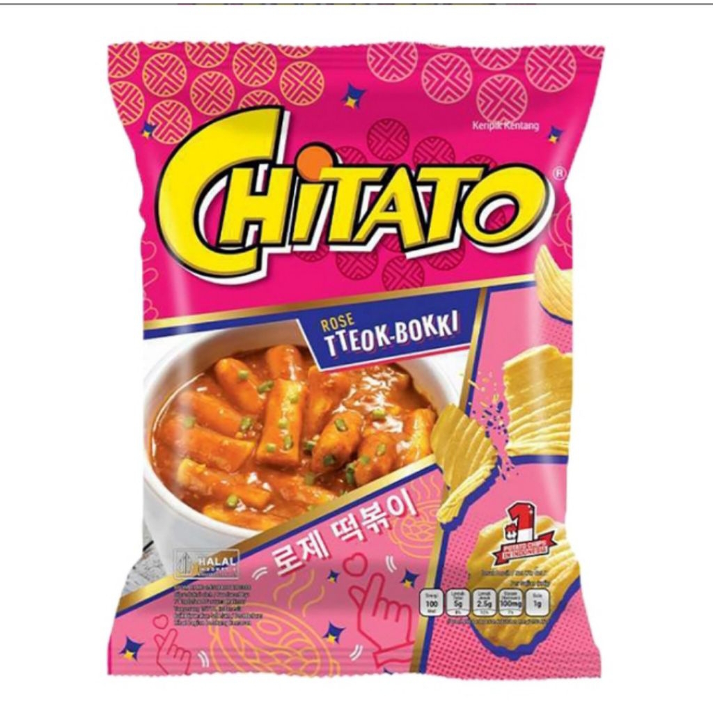 

Chitato Keripik Kentang Rose Tteokbokki 65 g