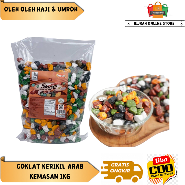 

FLASH SALE COKLAT KERIKIL ARAB 1KG OLEH OLEH HAJI DAN UMROH KEMASAN 1KG I COKELAT BATU KERIKIL WARNA WARNI I COKLAT TURKI MR SIF TRAFFLINE FANATIK I COKLAT BATU ASLI ARAB