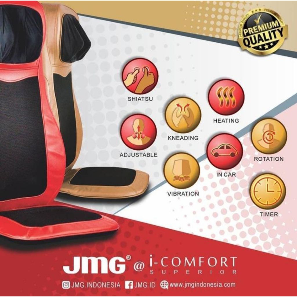 JMG I-Comfort Kursi Pijat Bisa dipakai di mobil