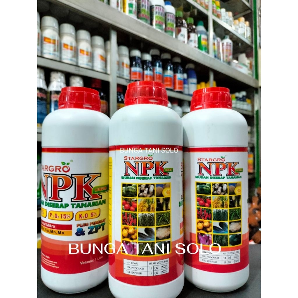 NPK Cair + ZPT Stargrow - 1L Pupuk Pelengkap Perangsang Akar Daun Dan Buah
