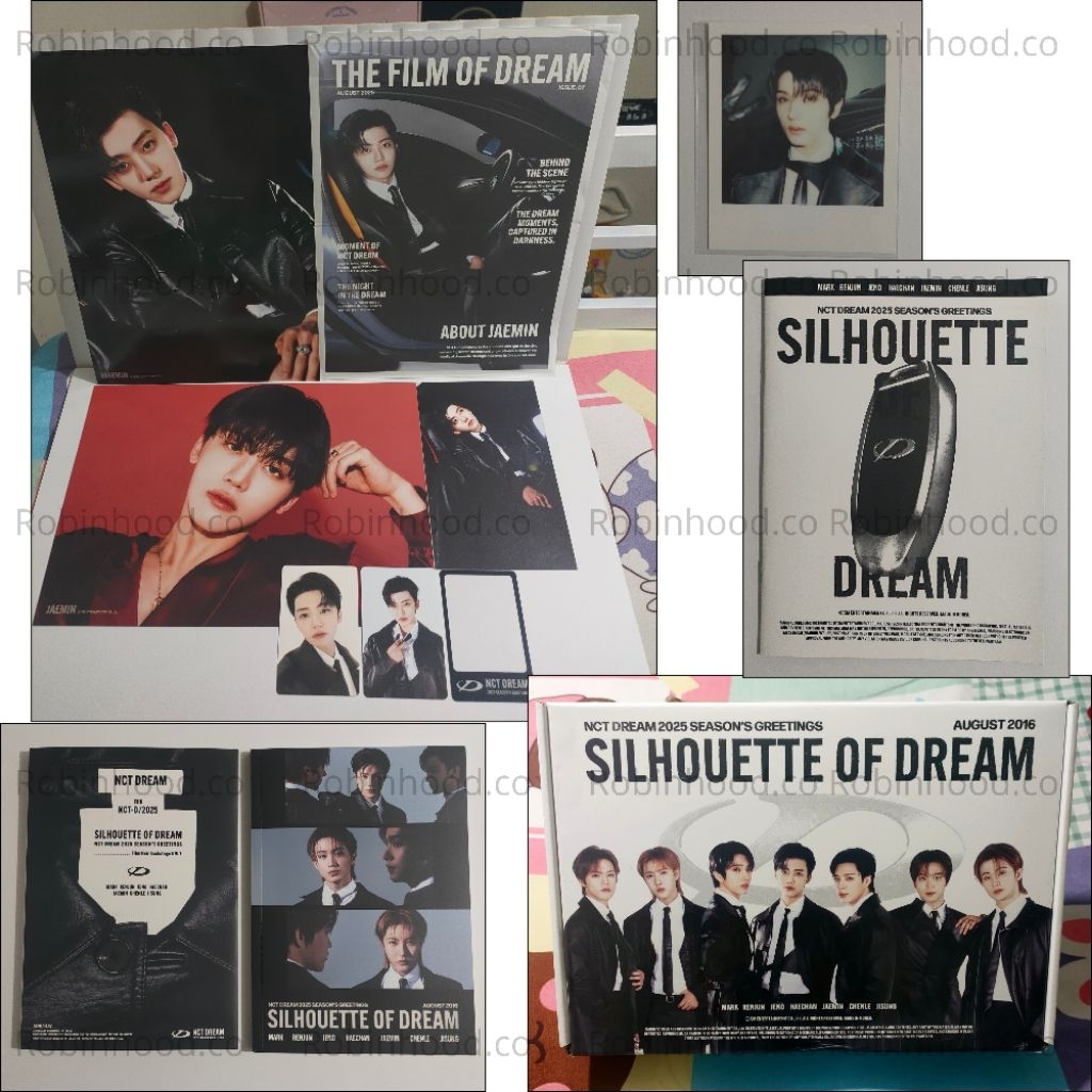 

Season Greeting 2025 NCT Dream SG24 Jaemin Jisung Package Box Softcover diary Mini brochure
