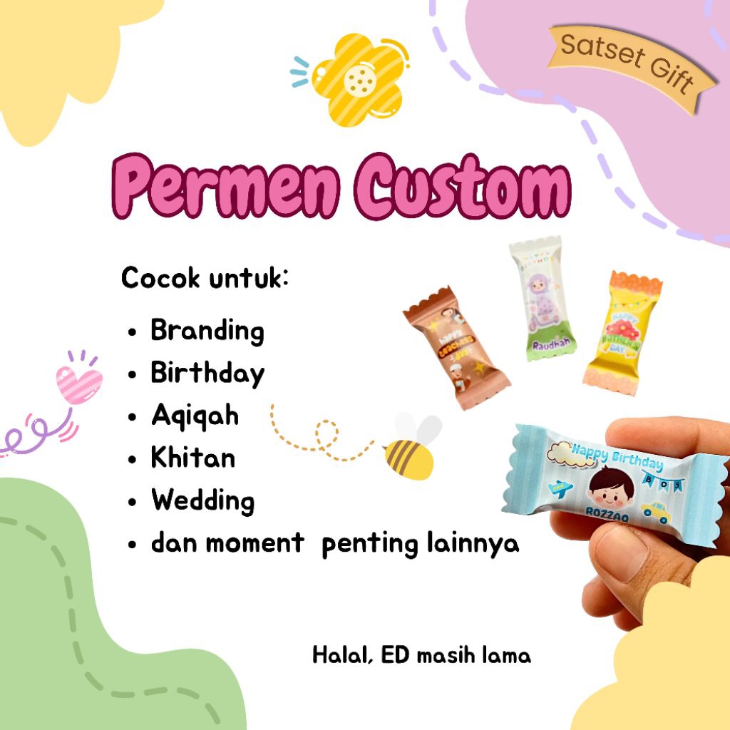 

Permen Bungkus Custom