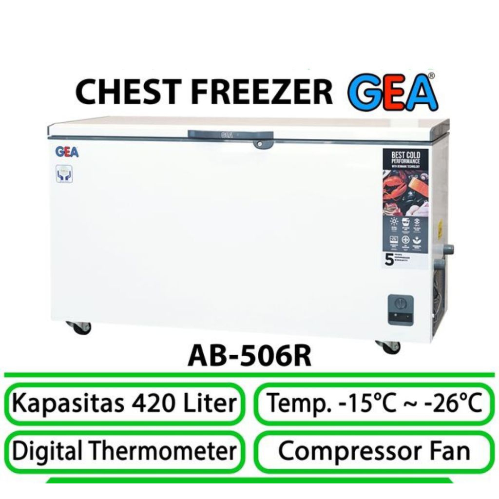CHEST FREEZER GEA AB506R 420liter