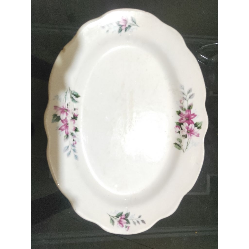 piring oval lodor jadul made in china