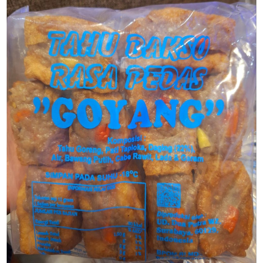 

TAHU BAKSO GOYANG PEDAS ISI 10BIJI FROZEN