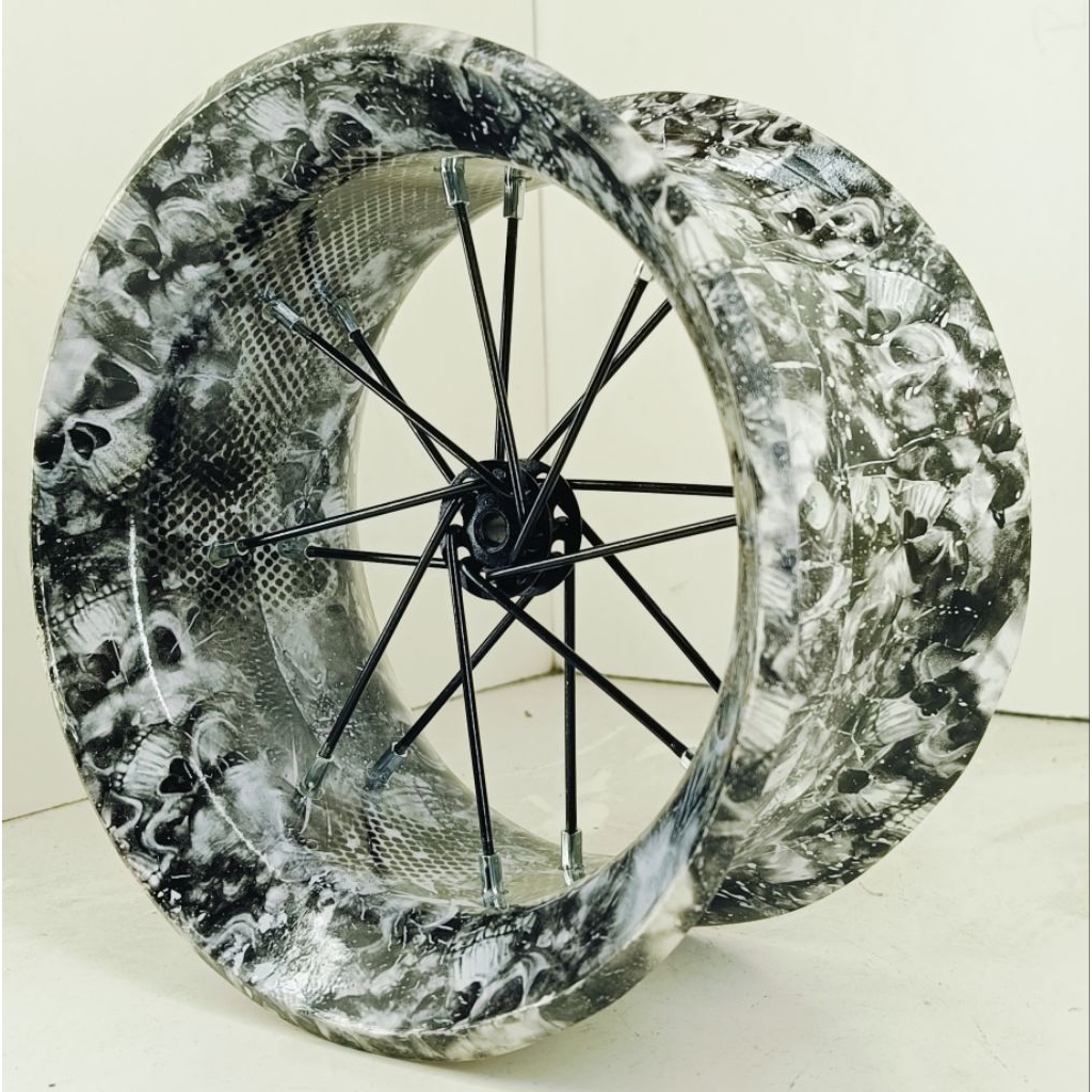 5inc Bladu Racing Motif TENGKORAK Carbon WTP