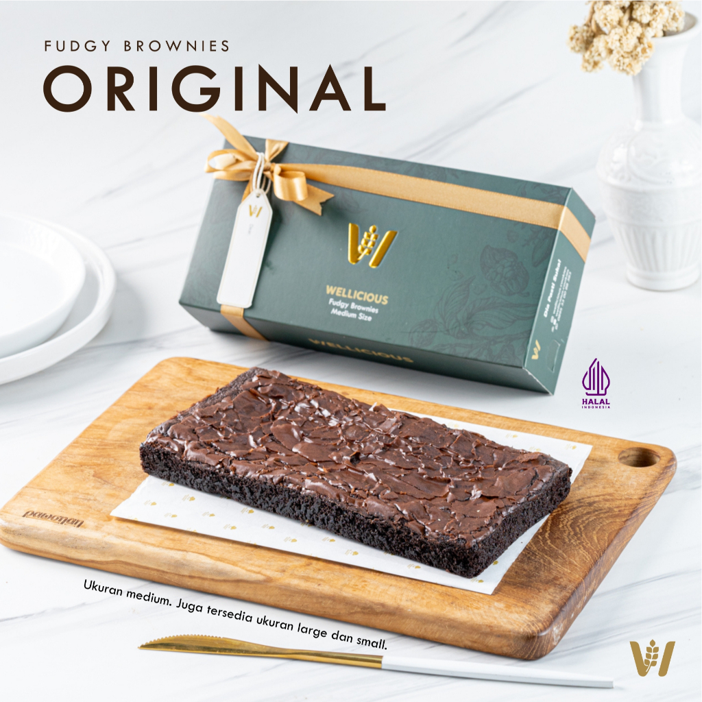 

Fudgy Brownies Original (Brownies Panggang) Hampers, Kado Ulang Tahun, Hadiah Wisuda, Hari Raya, Lebaran Premium