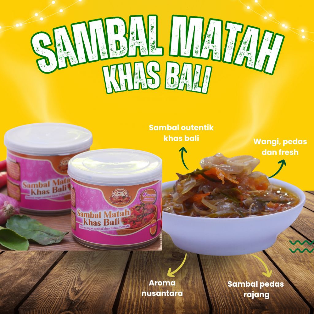 

Sambal Matah Khas Bali 150gr