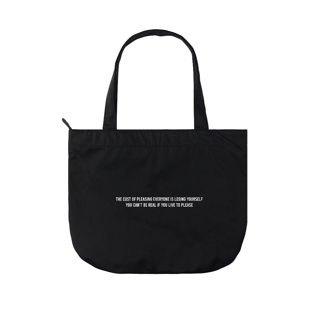 Troy Company Totebag Black People Pleaser - Tas Tote bag Hitam TB 3292