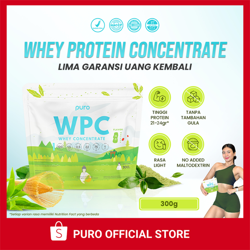 PURO WPC WPRO Whey Protein Concentrate 300gr