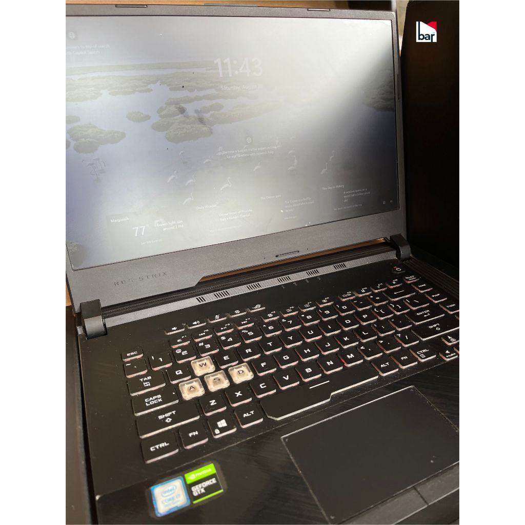 Laptop Asus ROG G531GD RAM 16gb
