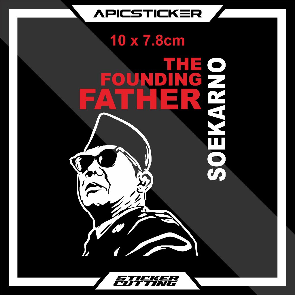 Stiker Cutting Ir.Soekarno