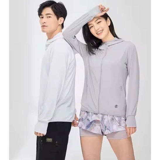 READY - Jaket Mesh Hoodie Wanita Anti UV Unisex Dryfit JAKET UNIQLO
