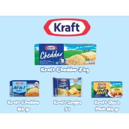

KEJU KRAFT ANEKA VARIAN ( CHEDDAR, QUICK MELT & SINGLE)