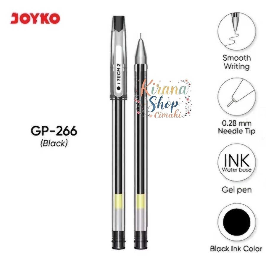

1(SATU)PCS JOYKO GEL PEN i TECH2 GP-266 HITAM-BIRU