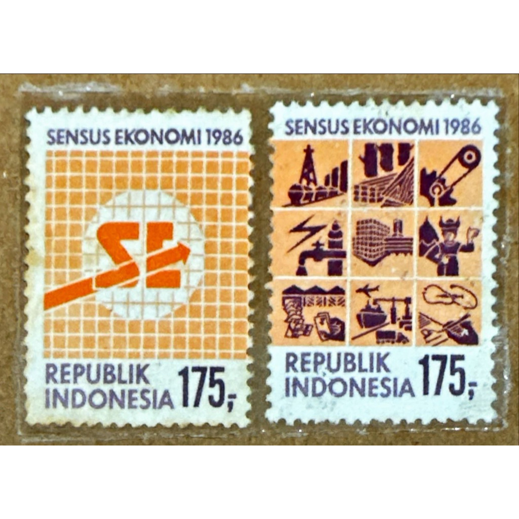 

(BA) PRANGKO INDONESIA 1986 SENSUS EKONOMİ 2 V COMPLIT SET MINT.
