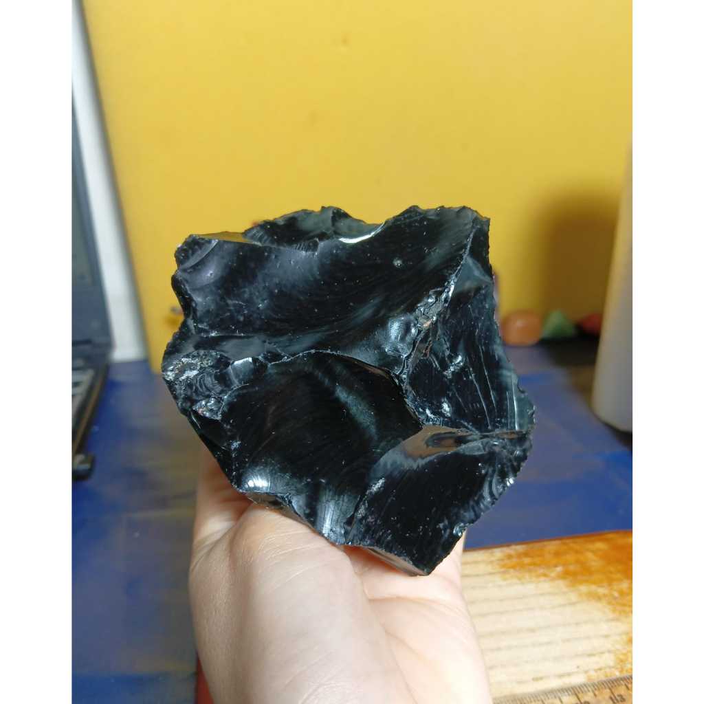 Natural Black Obsidian Rough (19)