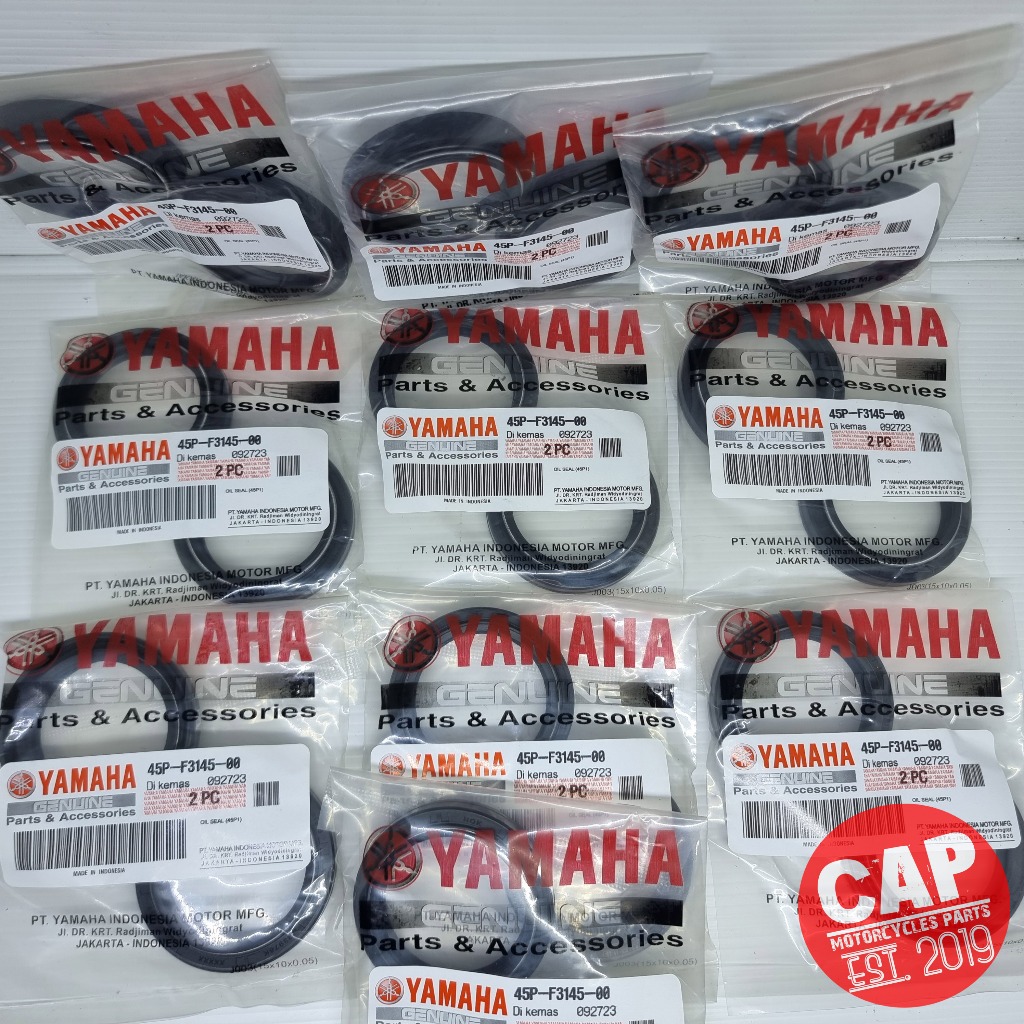 [Grosir : 10 Set] Set Seal Shock Depan Motor Yamaha Byson Karbu Fi R25 V1 45P