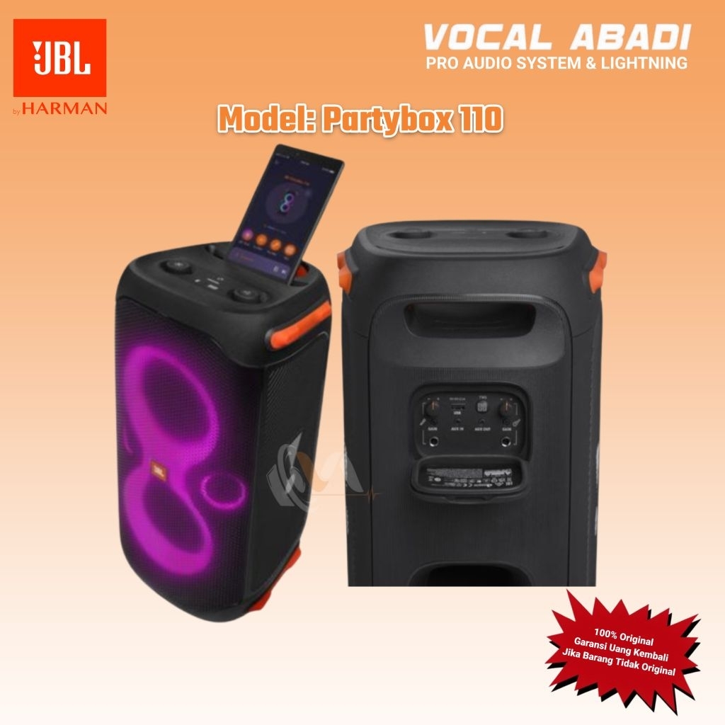 SPEAKER PORTABLE JBL PARTYBOX 110