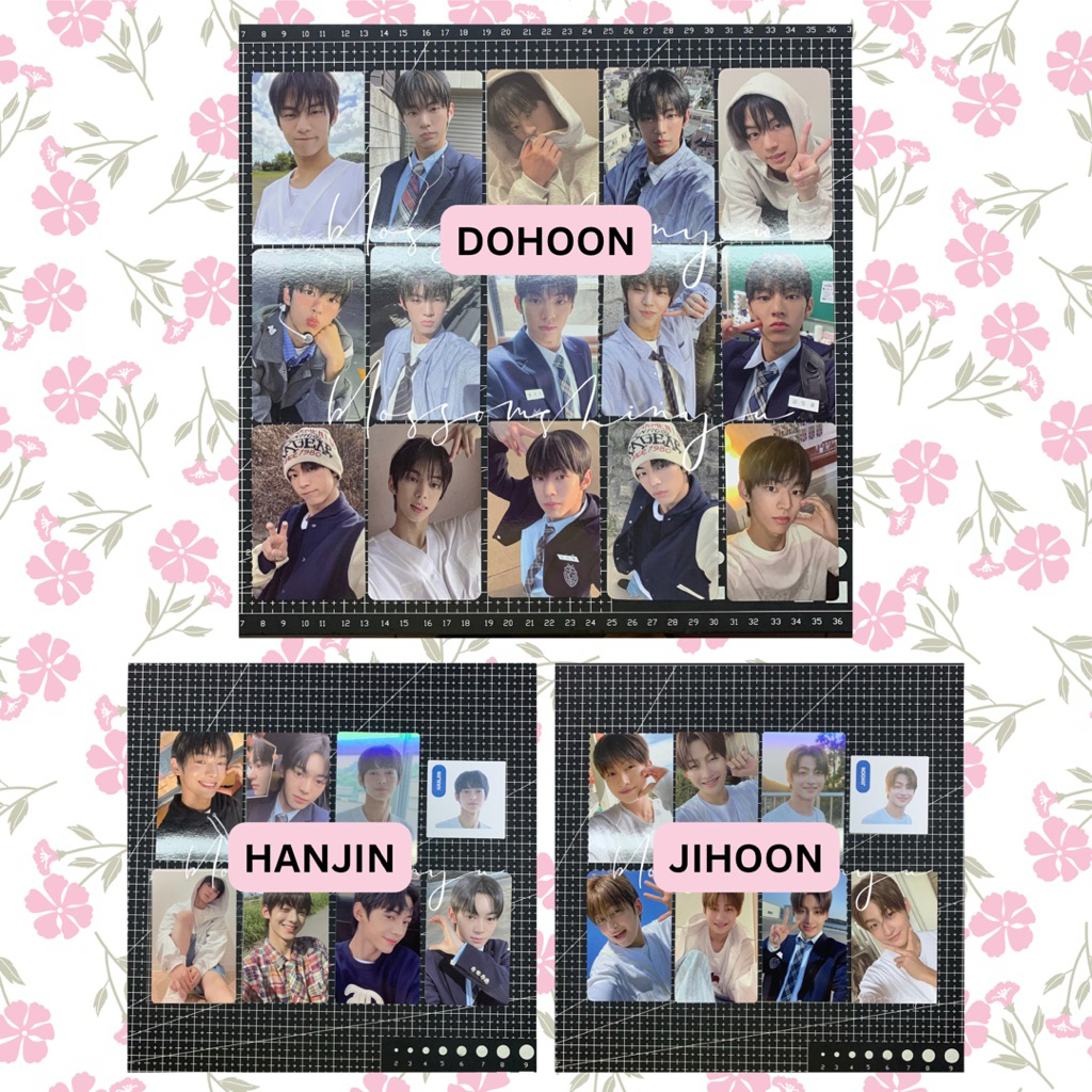 [READY] AAB TWS DOHOON HANJIN JIHOON PHOTOCARD PC CLEARANCE ALBUM SPARKLING BLUE TRY WITH US LAST BE