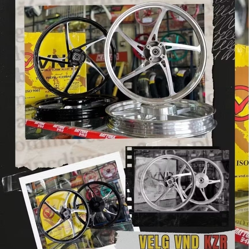 VND VELG RACING KZR PALANG 5 BEAT VARIO 110 SCOOPY SPACY GENIO 140/160 RING 17