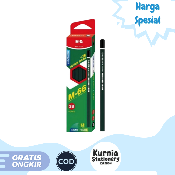 

M&G Pencil Hexagonal 2 B / Pensil 2B AWP32015 (Satuan)