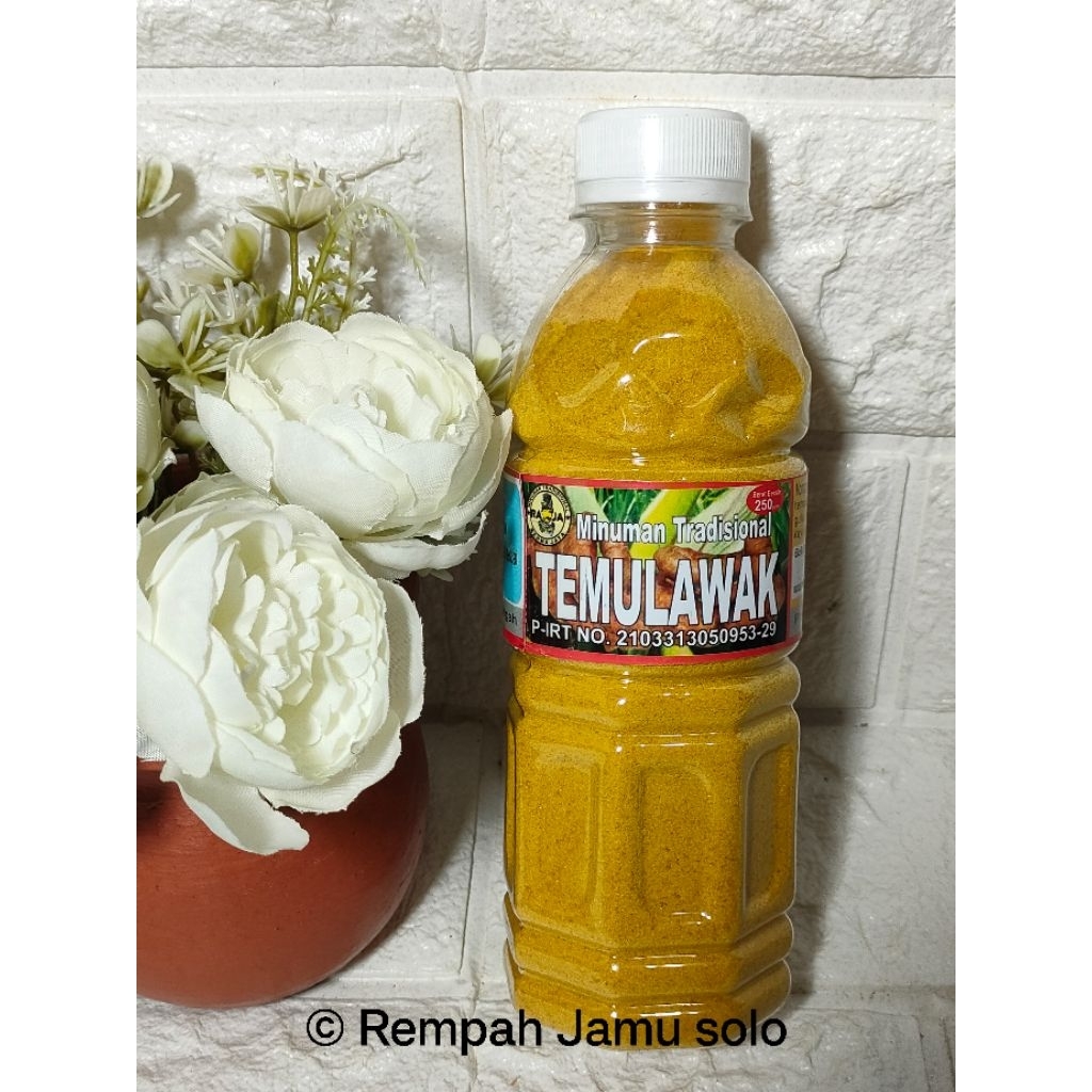

BUBUK TEMULAWAK JAMU INSTAN SIAP SEDUH Kemasan 250 Gram