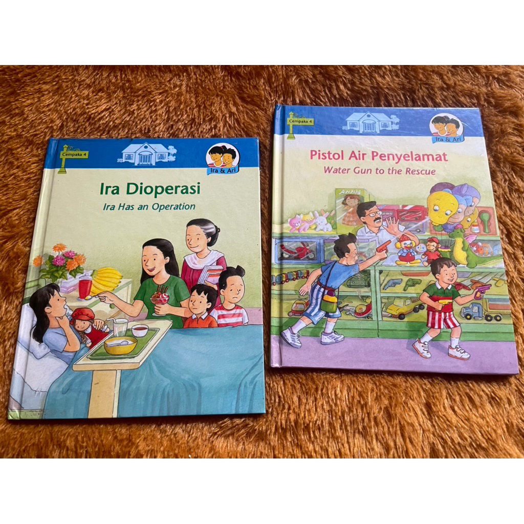 Boardbook preloved Ira & Ari-Ira Dioperasi -Pistol Air Penyelamat