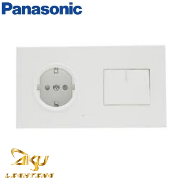Panasonic Style White Stop Kontak + Saklar Engkel