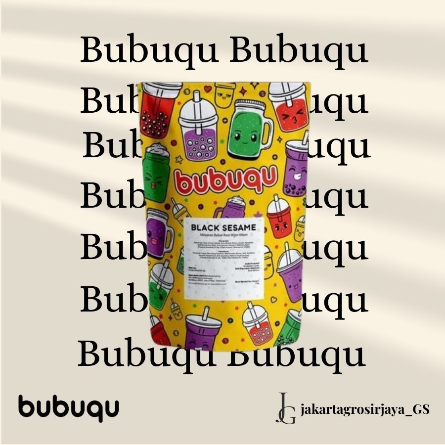 

Bubuqu Powder Drink Black Sesame - Bubuk Minuman Wijen Hitam 1 Kg