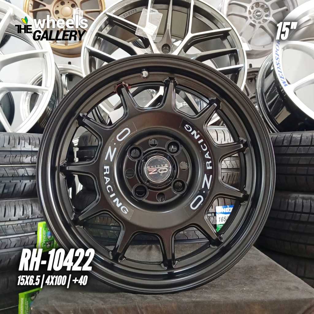 Velg Mobil Only JF Luxury RH-10422 15X6.5 4X100 ET40 SATIN BLACK By RH Wheels