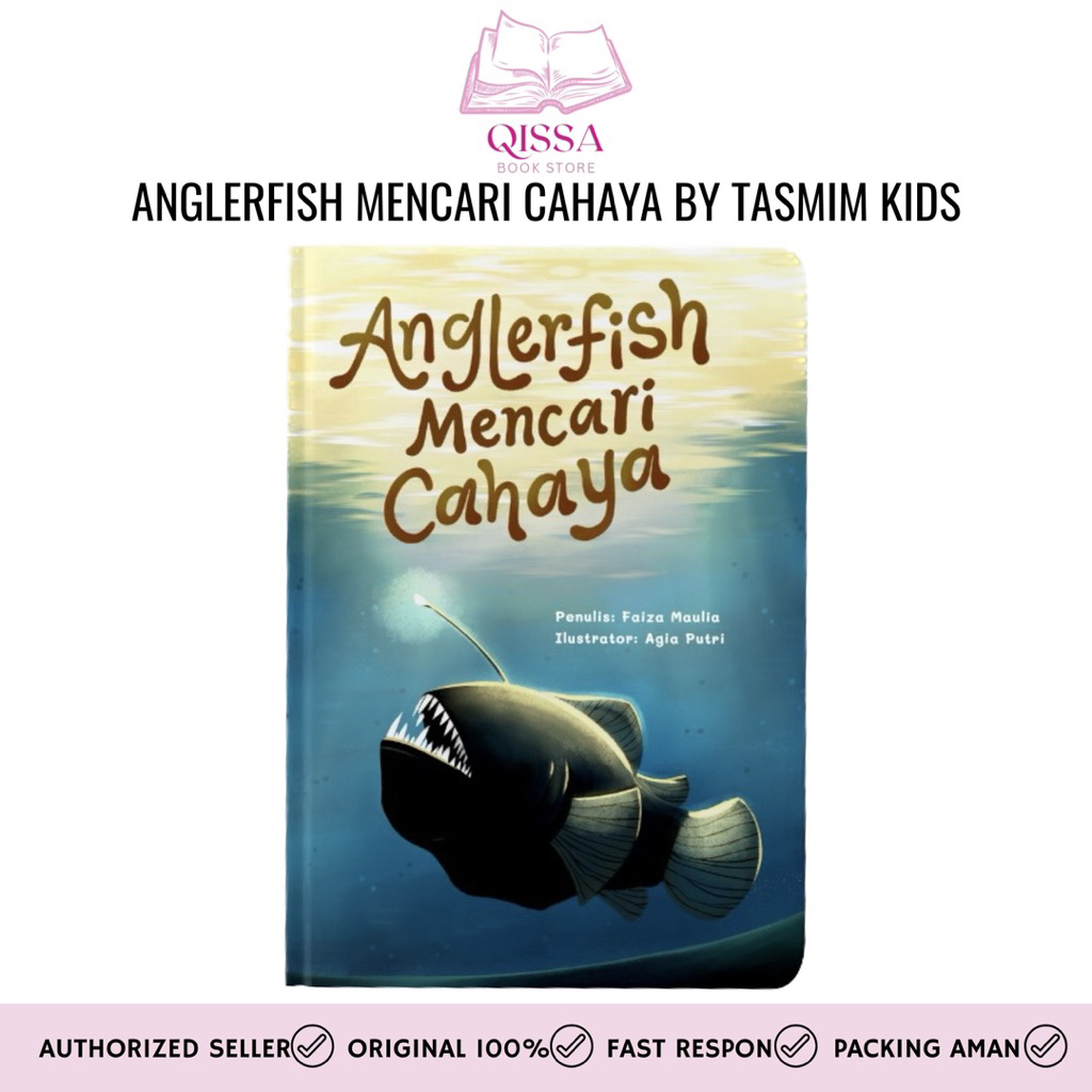 [ READY STOCK ] Anglerfish Mencari Cahaya by Tasmim Kids Boardbook | Reseller Resmi Tasmim Kids Buku