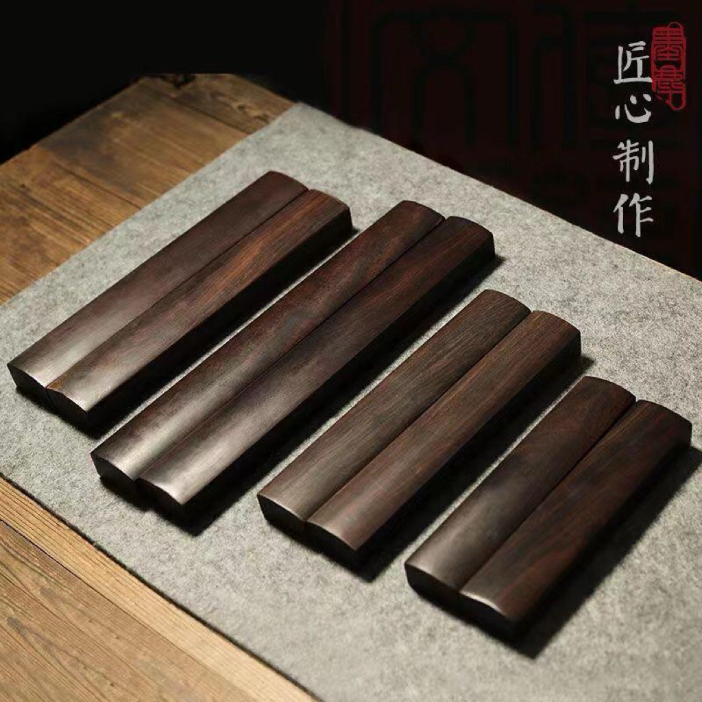 

RKF30-11 Fine Glass Paperweights Bahan Black Wood