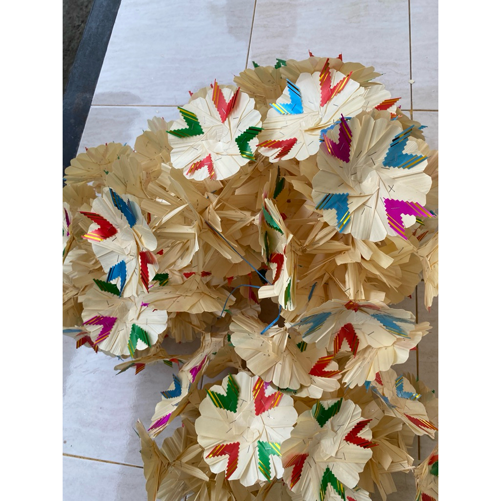 Sampian Tumpeng Ayaban Sarana Banten Bali Hindu Sampian Ibung