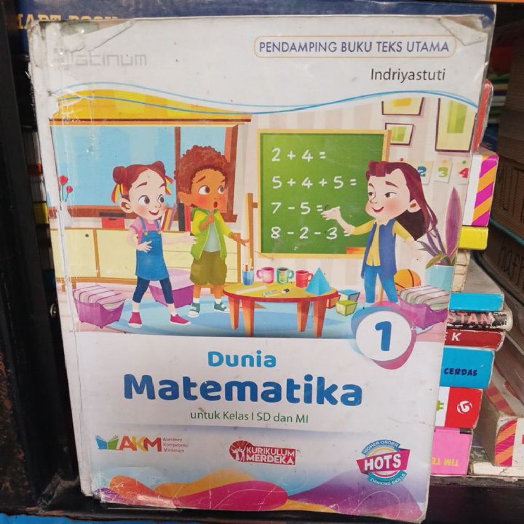 ORIGINAL DUNIA MATEMATIKA HOTS SD KELAS 1 AKM KURIKULUM MERDEKA