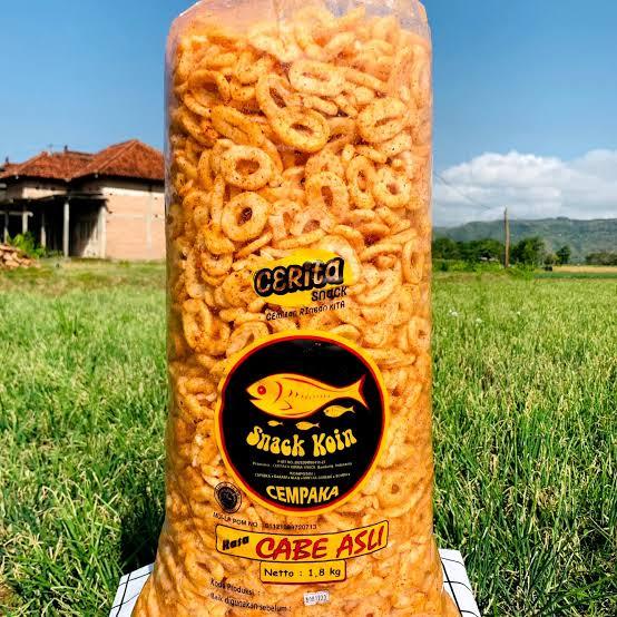 

Krupuk Ring Pedas 1 ball 1,8kg