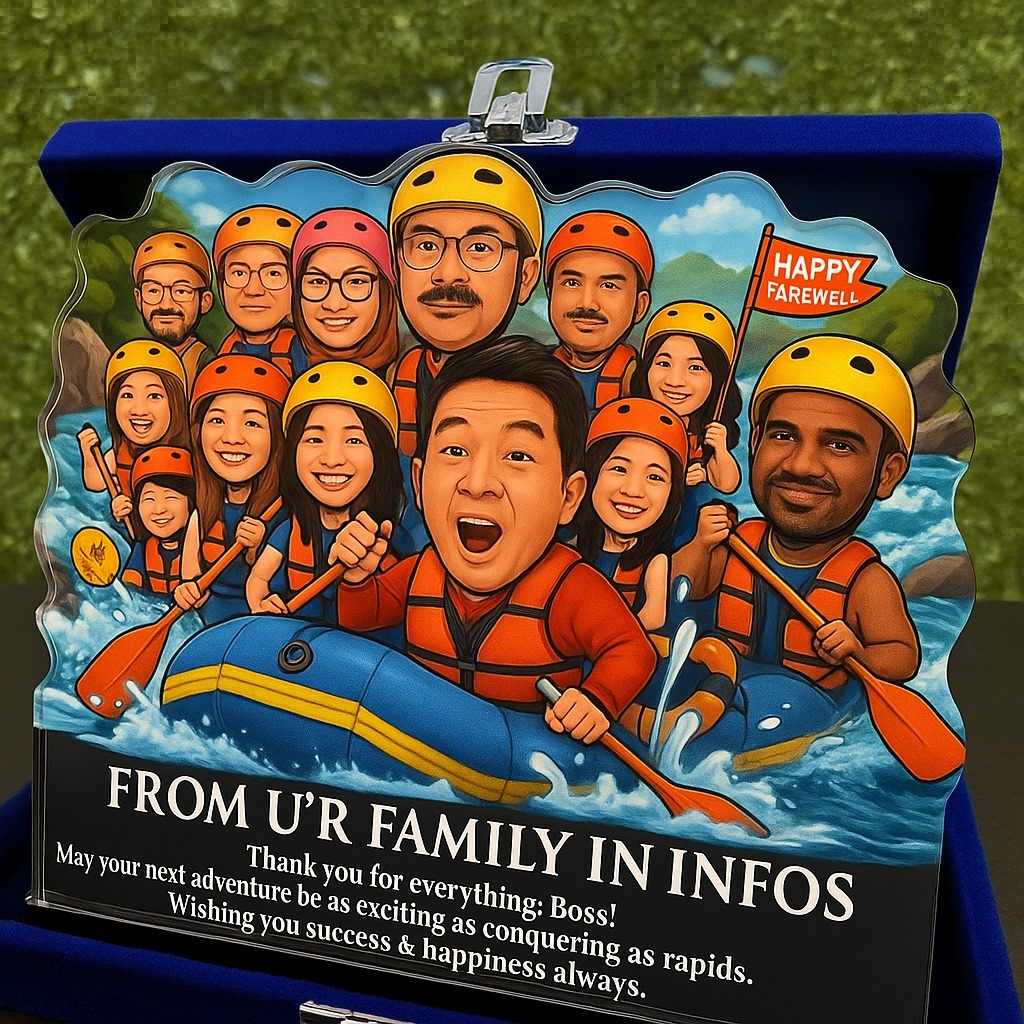 Plakat Karikatur Akrilik Custom, Free Desain Karikatur Terlaris (Bergaransi)