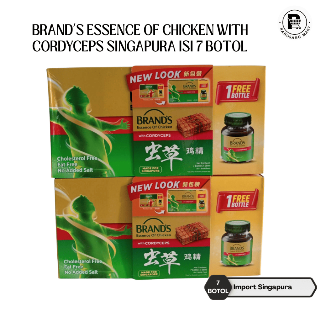 

BRAND’S Essence of Chicken with Cordyceps – Singapura (Isi 7 Botol)