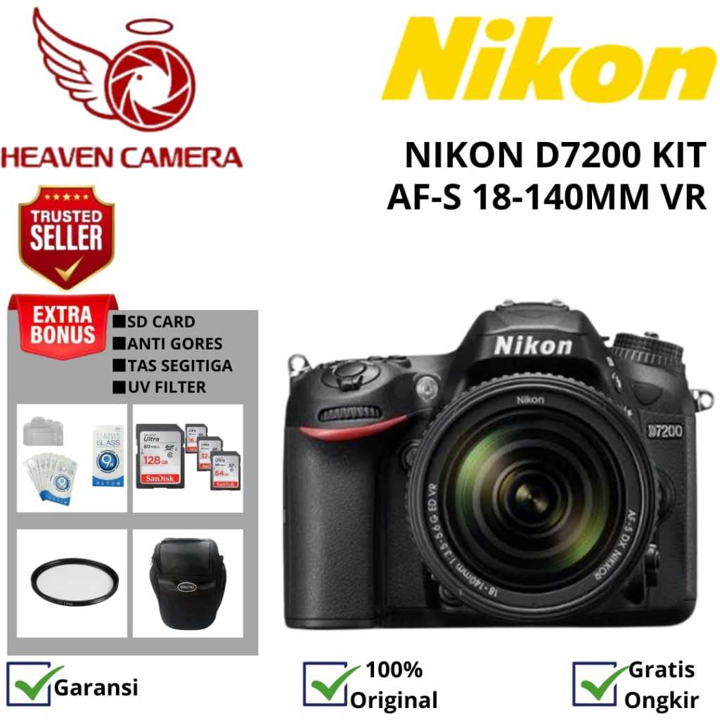 NIKON D7200 KIT 18-140MM / NIKON D7200 KIT AFS 18-140MM