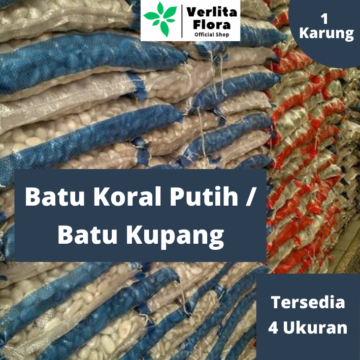 Batu Koral Putih 1 karung