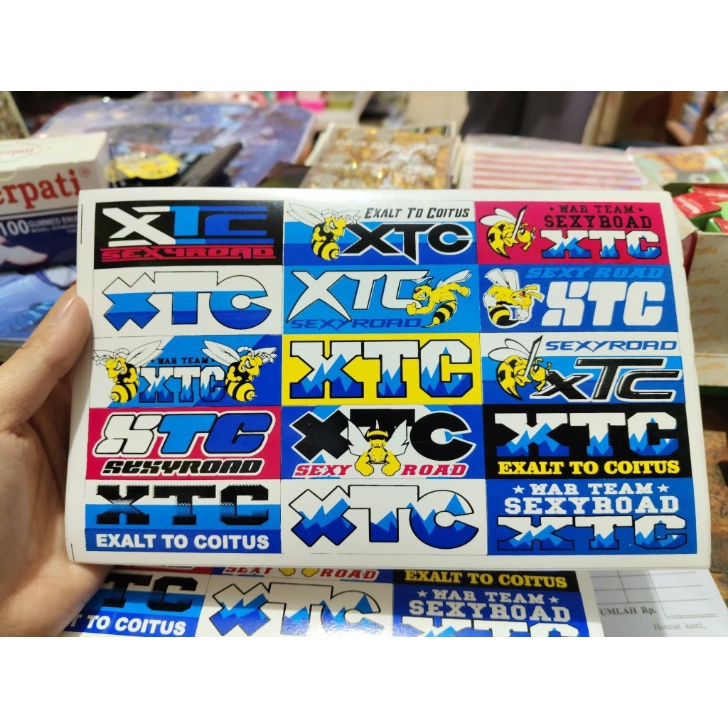 

5lembar / stiker gank / stiker club / stiker permanen / 20 × 12cm