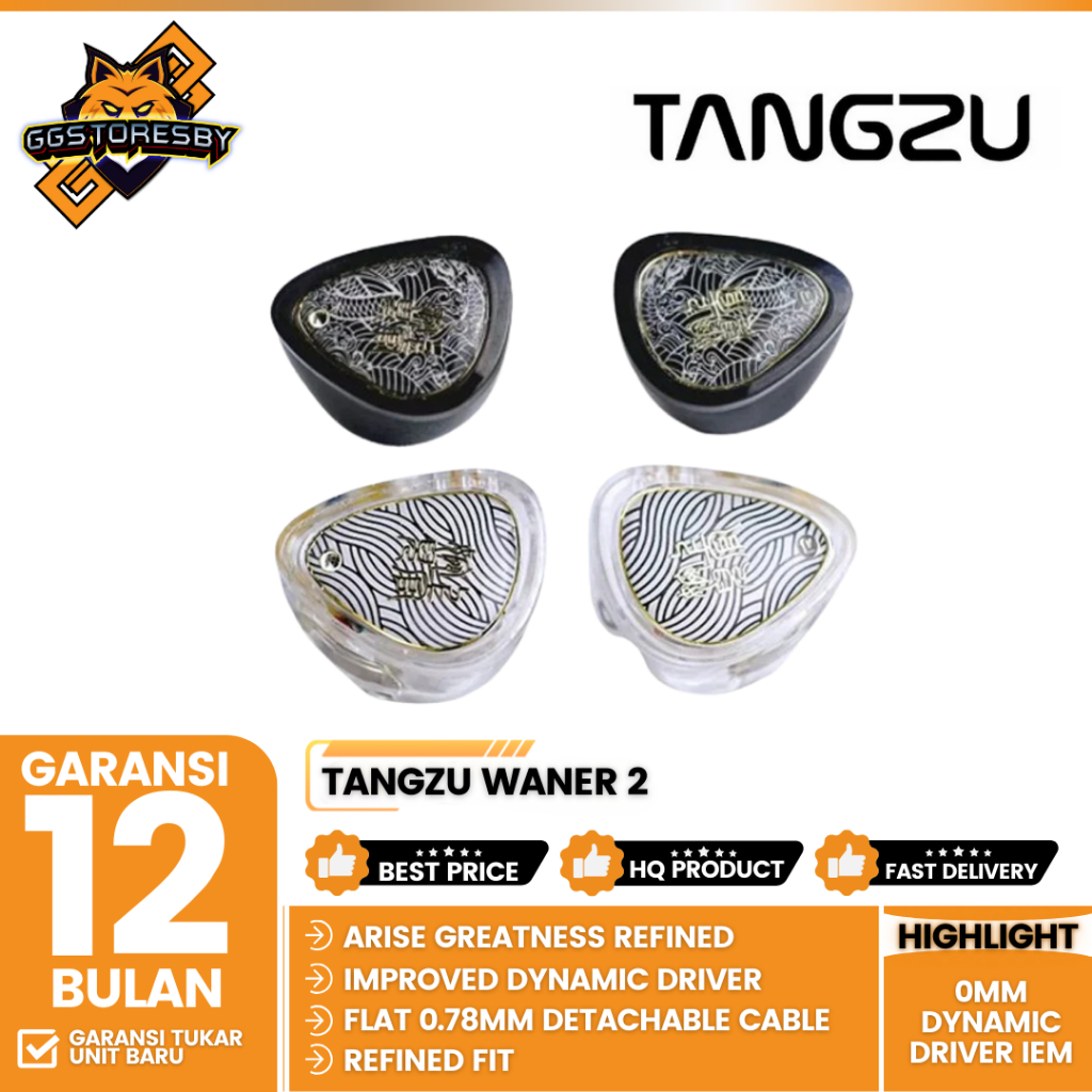 Tangzu Waner 2 / Waner S.G 2 10mm Dynamic Driver In Ear Monitor Earphone