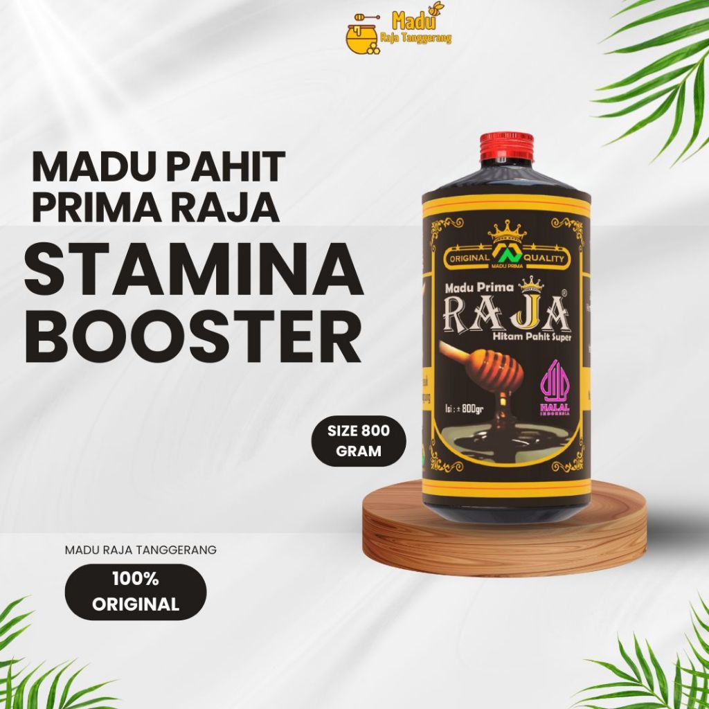 

Madu Prima Raja Hitam Pahit Super 800g Nyeri Sendi Untuk Stamina Booster 100% original