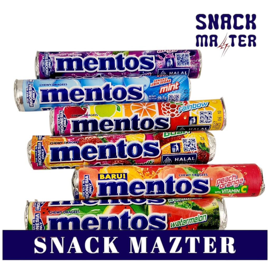 

Mentos Roll - Stay Fresh with Chewy Dragees Mint Candy - 29g
