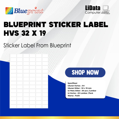 

BLUEPRINT STIKER HVS 32X19