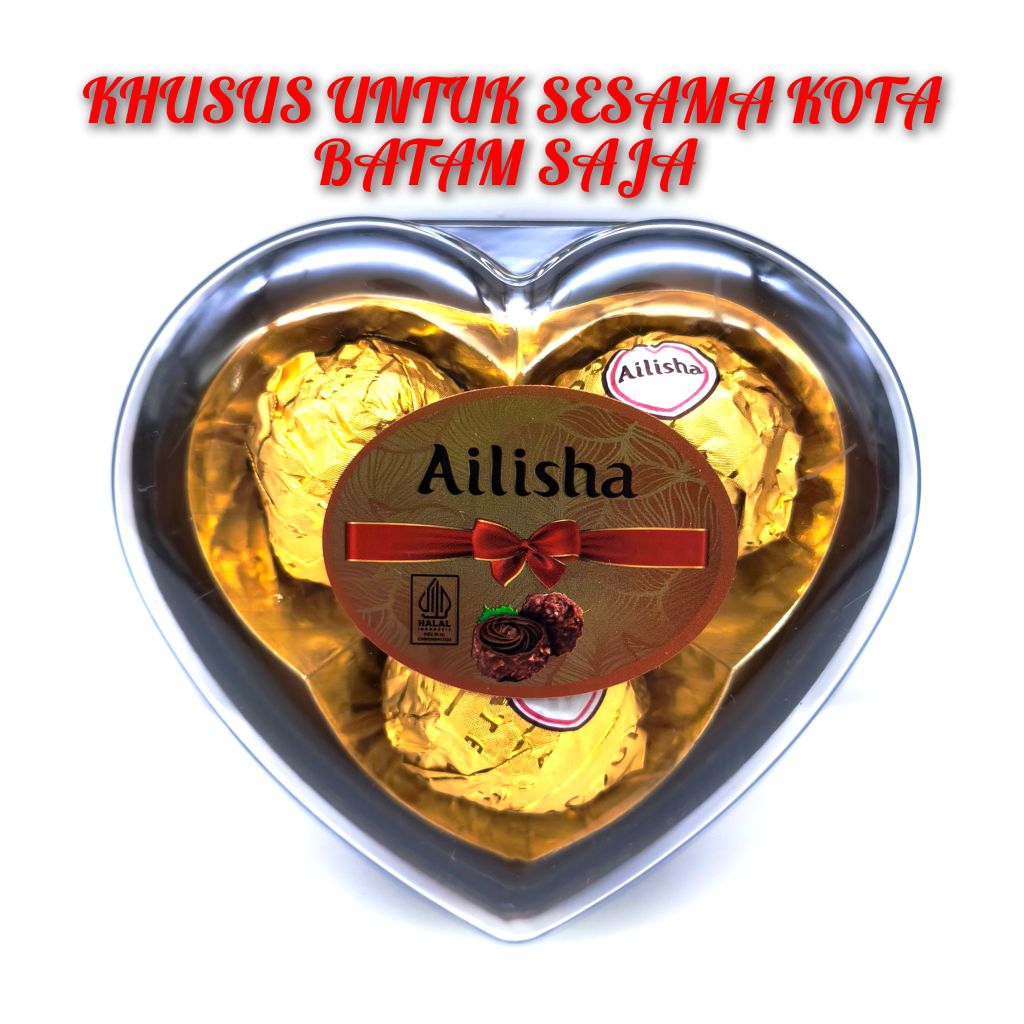 

Ailisha Coklat Susu dengan Kacang Tanah 37,5gram isi 3pcs