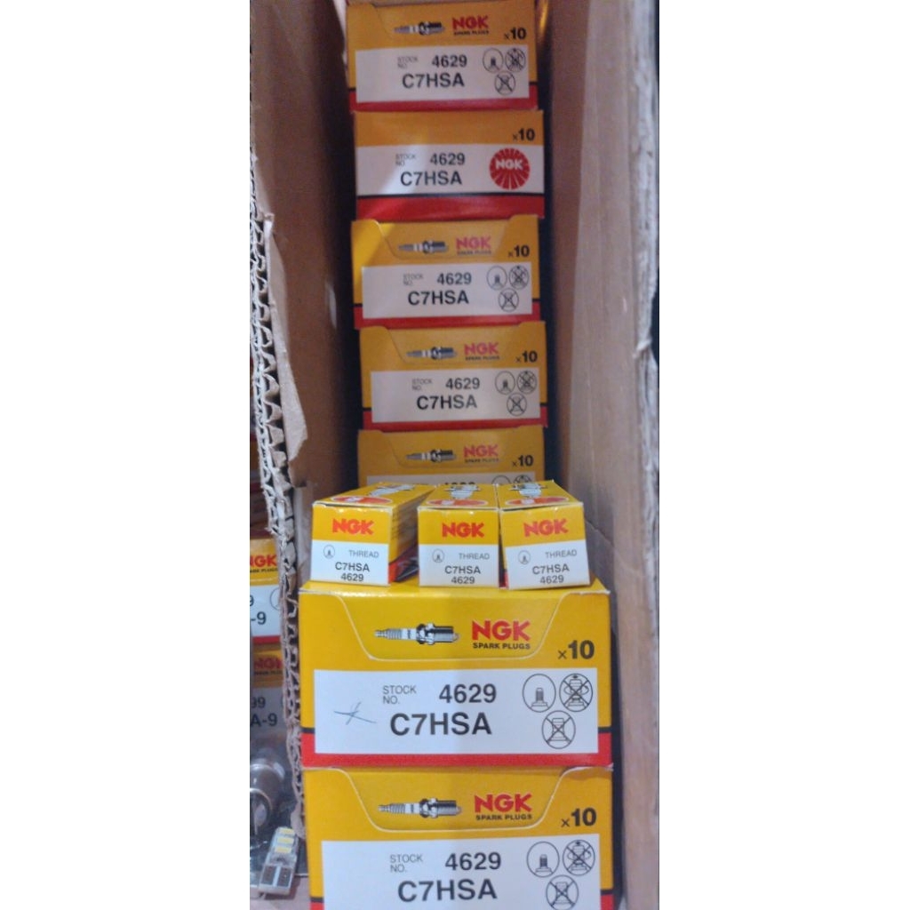 Busi NGK C7/Busi pendek/Busi motor Supra Mio sporty Mio J Mio M3 Fitnew