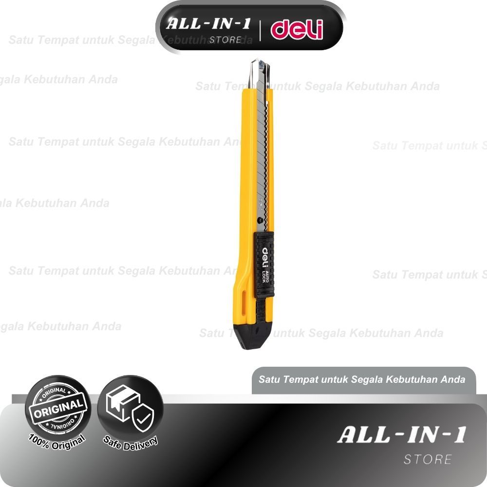 

Deli Cutter dengan pisau baja SK5 E2031